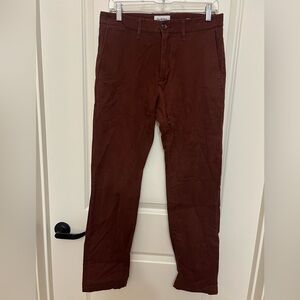 Rust colored men’s chino pants